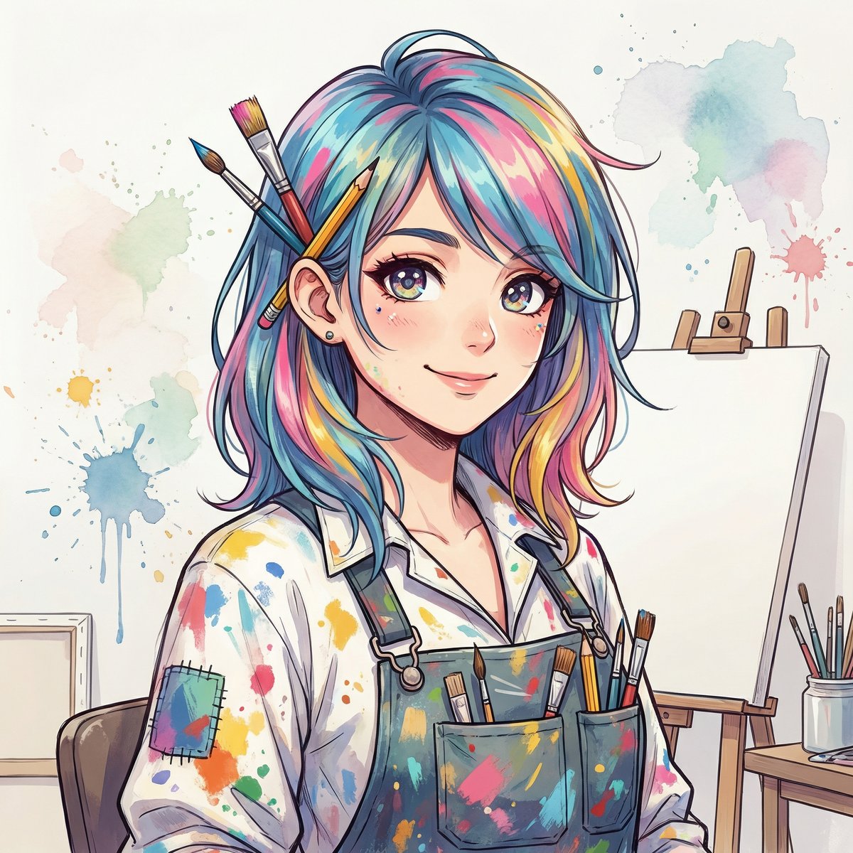 小马拉大车动漫原画师林彩绘